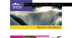 Desktop Screenshot of mackenzieartgallery.ca